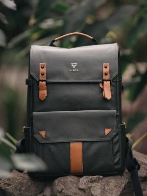 Classic Brown Leather Duffel