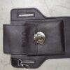 Multipurpose PU Leather Mobile Pouch with Belt Loop